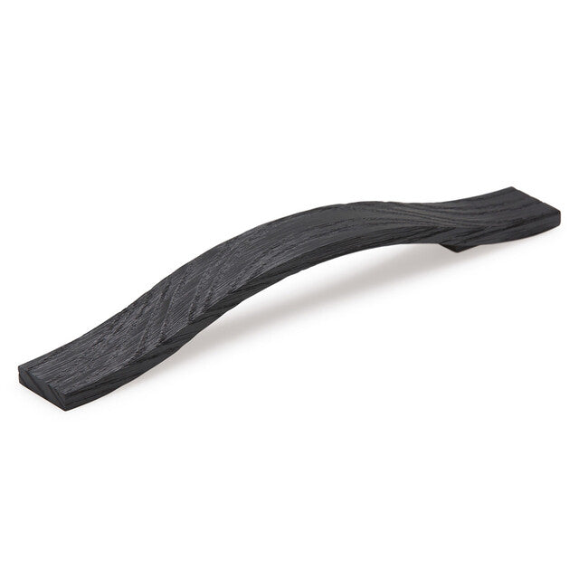 Momo Calin Timber Bow Handle 160mm Black Woodgrain C0165.160.BWG - The Blue Space