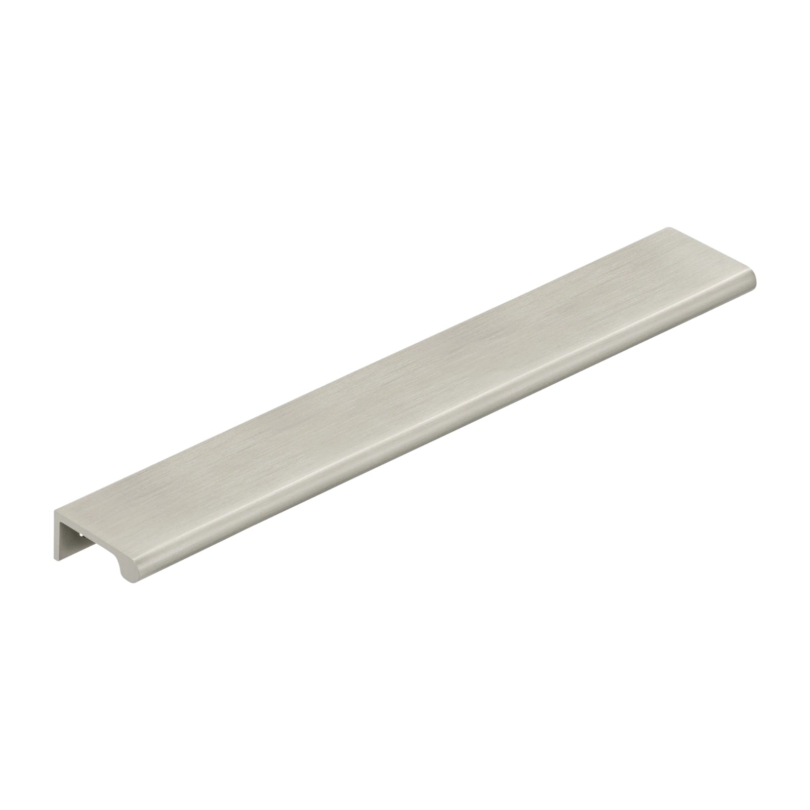 Side View Momo Chelsea Lip Pull Handle Dull Brushed Nickel CHLP.256.DBR - The Blue Space