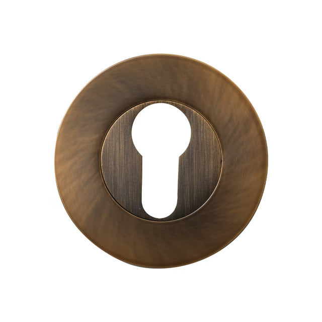 Momo Euro Cylinder Escutcheon Set Bronze MHES.BNZ - The Blue Space