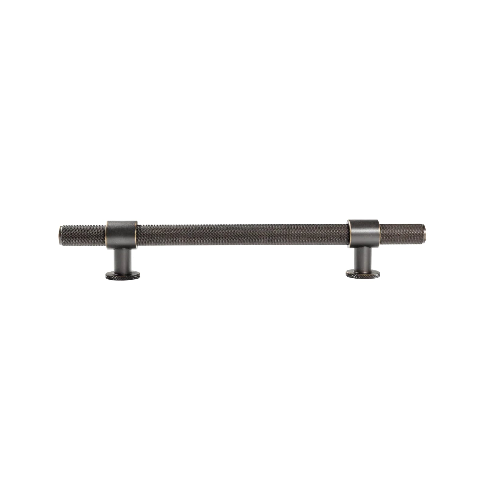 Front Momo Handles Belgravia Knurled Pull Handle Dark Bronze BLG160.DKB - The Blue Space