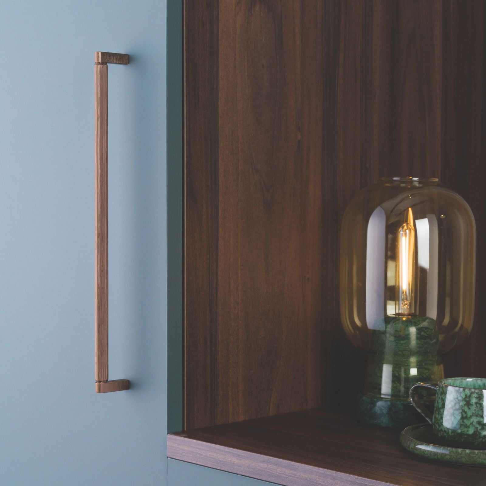 Momo Handles Brooklyn D Handle Brushed Bronze BKN0676.160.BRBZ - The Blue Space