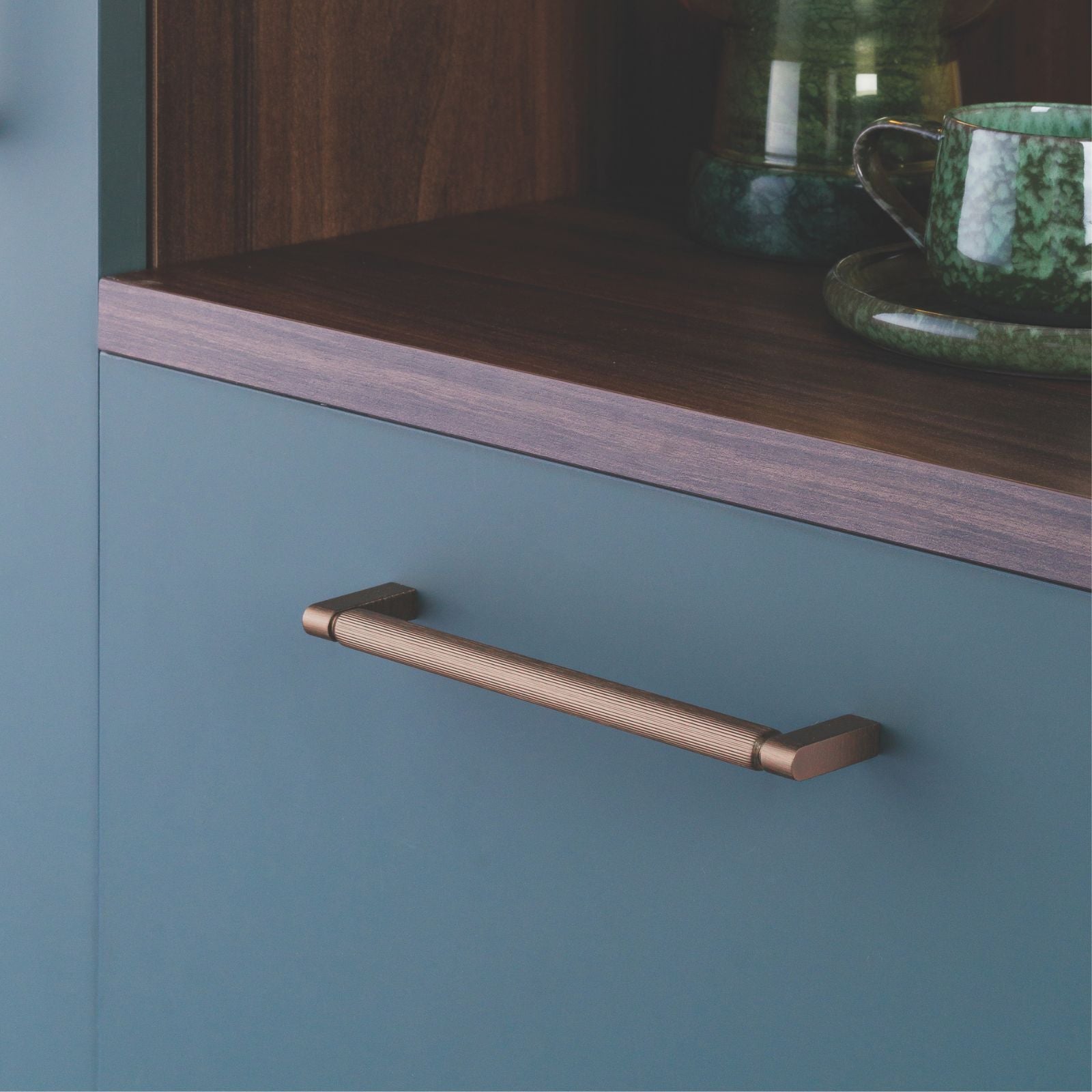 Momo Handles Brooklyn D Handle Brushed Bronze BKN0676.160.BRBZ - The Blue Space