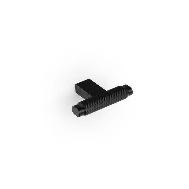 Momo Handles Brooklyn T Knob 55mm Brushed Black BKN0676.055.BBL - The Blue Space
