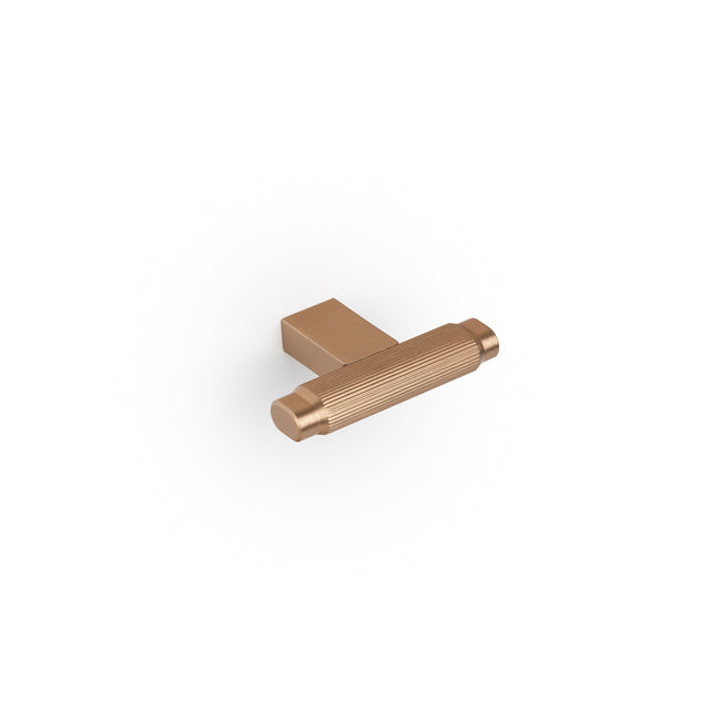 Momo Handles Brooklyn T Knob 55mm Brushed Dark Brass BKN0676.055.BDB - The Blue Space