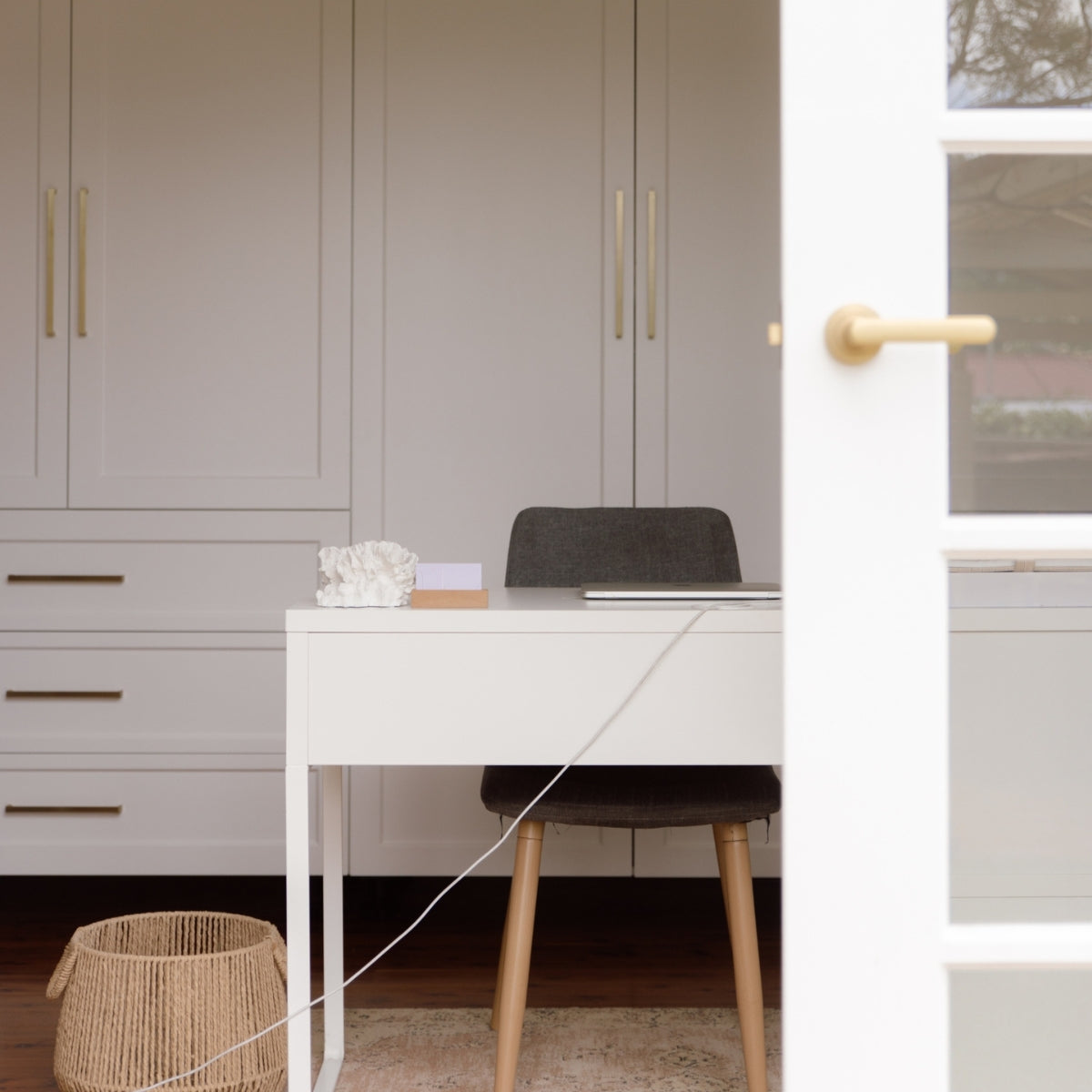 Momo Handles Dallas D Handle Brushed Matt Brass FDH128.BMB - The Blue Space Real Reno