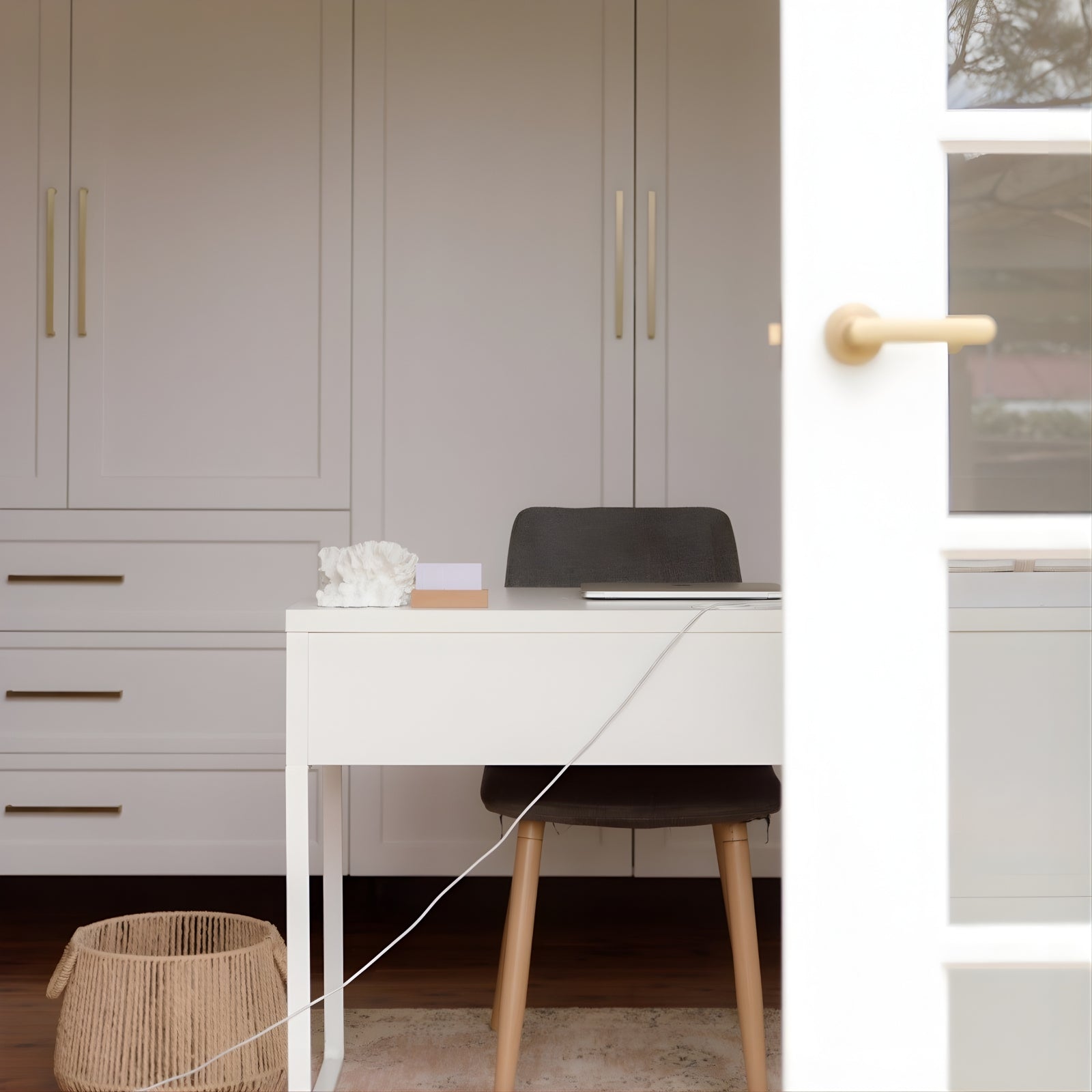 Momo Handles Dallas D Handle Brushed Matt Brass FDH128.BMB - The Blue Space Real Reno