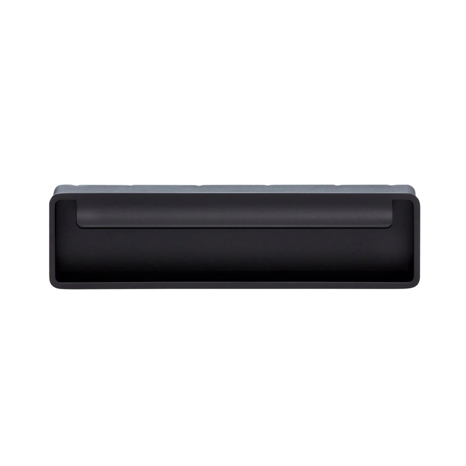 Momo Handles Fold Flush Pull Handle 128mm Matt Black F0542.128.MBL - The Blue Space
