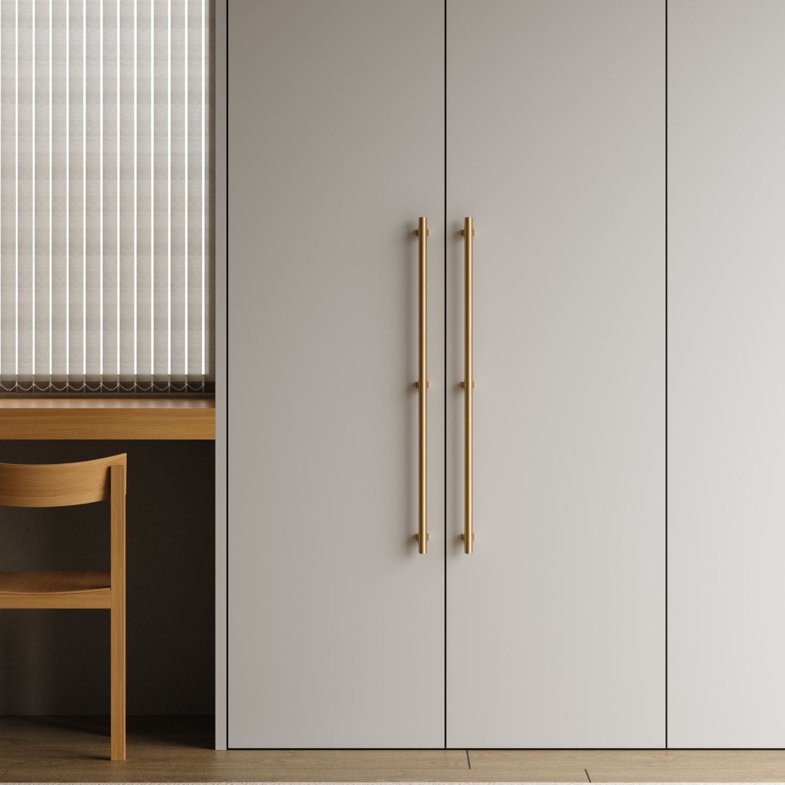 Lifestyle Momo Handles Hinoki Big Handle Brushed Dark Brass HIN0687.832.BDB - The Blue Space