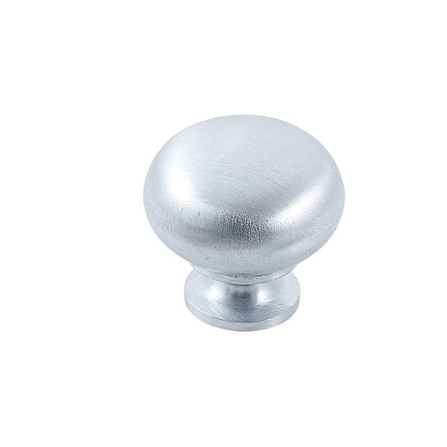 Momo Lugo Plain Knob 30mm Satin Chrome 3230.SC - The Blue Space