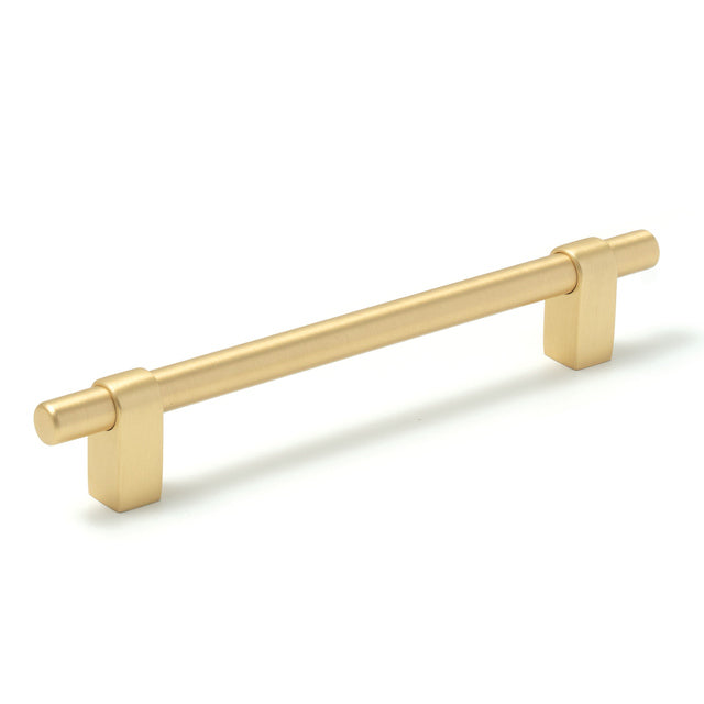 Momo Maida Bar Handle 160mm Brushed Satin Brass MBH160.BSB - The Blue Space