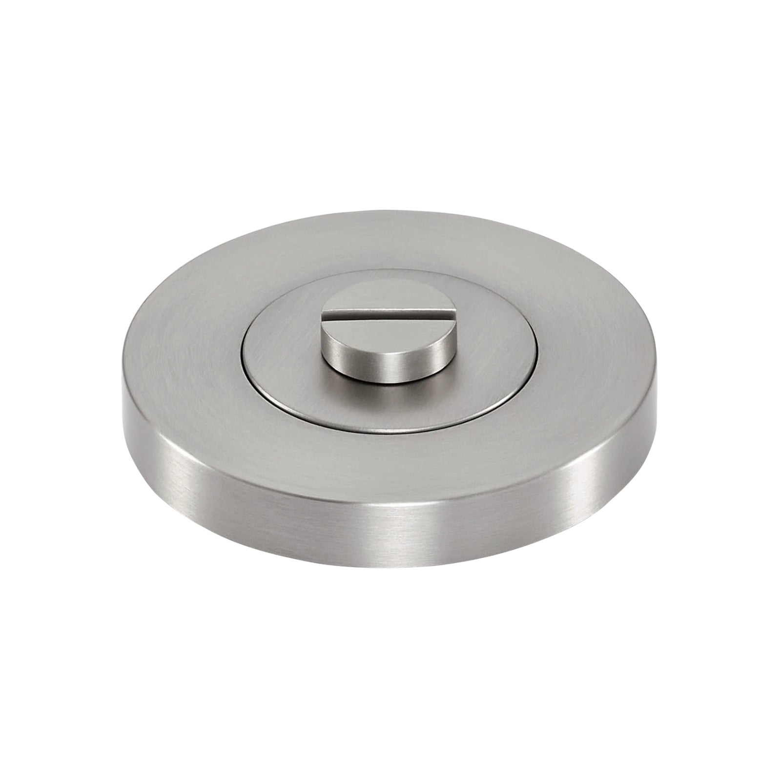 Lock Side View Momo Privacy Thumb Turn Set Dull Brushed Nickel MHPS.DBR - The Blue Space