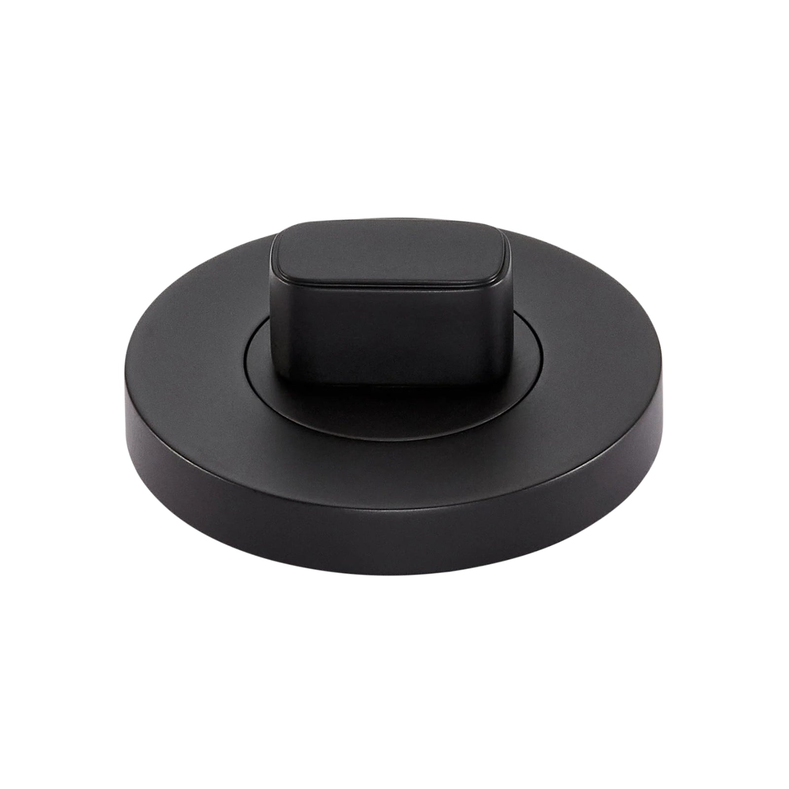 Side View Momo Privacy Thumb Turn Set Matte Black MHPS.MBL - The Blue Space