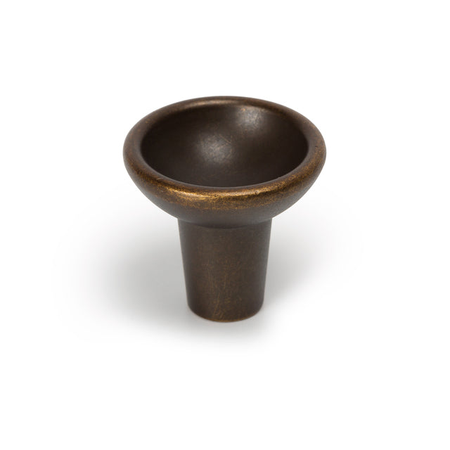 Momo Raviolo Round Knob 29mm Antique Brass R0405.029.AB - The Blue Space