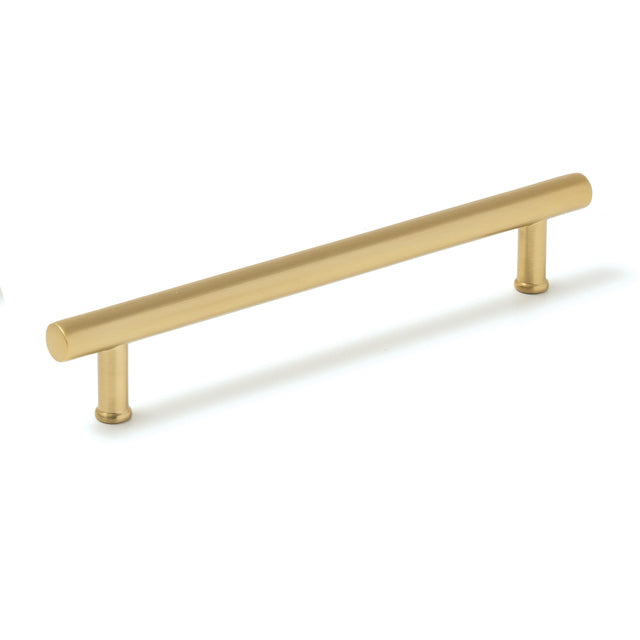 Momo Strano D Handle 160mm Brushed Satin Brass SBH160.BSB - The Blue Space