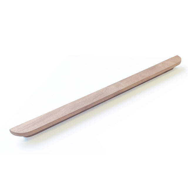 Momo Sydney Timber Pull Handle 400mm Walnut Raw SPH400.WNR - The Blue Space