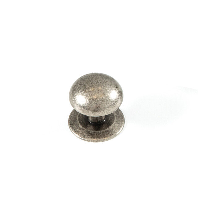 Momo Trafalgar Round Knob 37mm In Pewter TRRK035.PW - The Blue Space