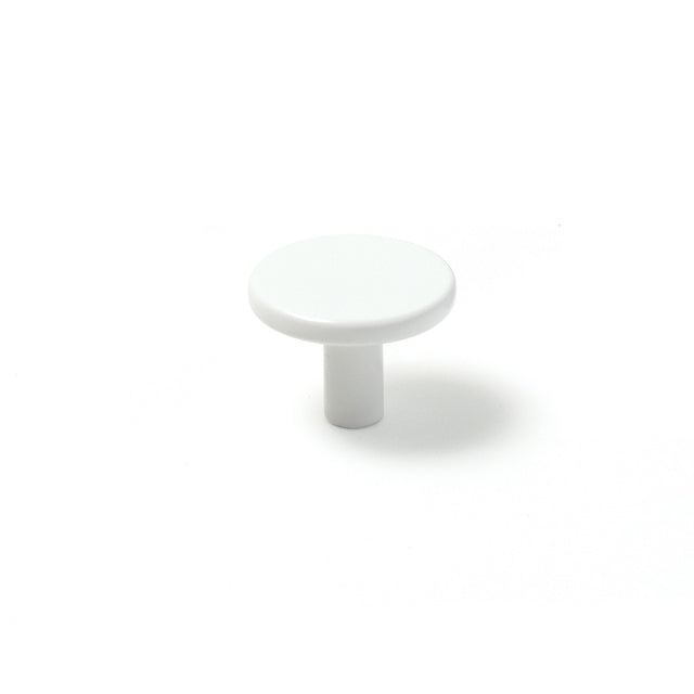 Momo Vena Knob 35mm Matte White VNK035.MWH - The Blue Space