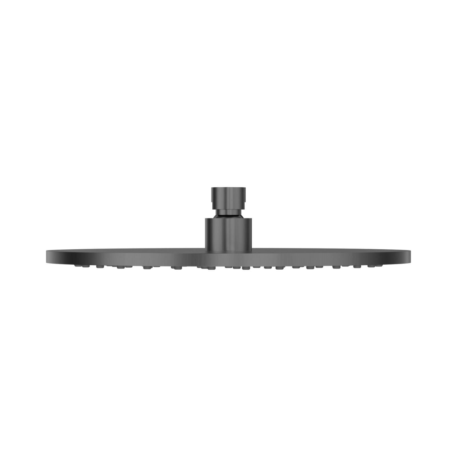Front Nero 250mm Round Metal Shower Head II Gun Metal NR507046GM - The Blue Space