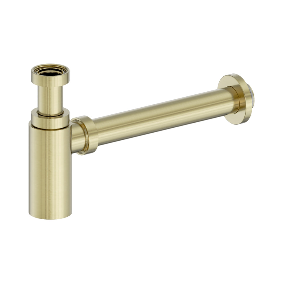 Nero 40mm Round Bottle Trap II Brushed Gold