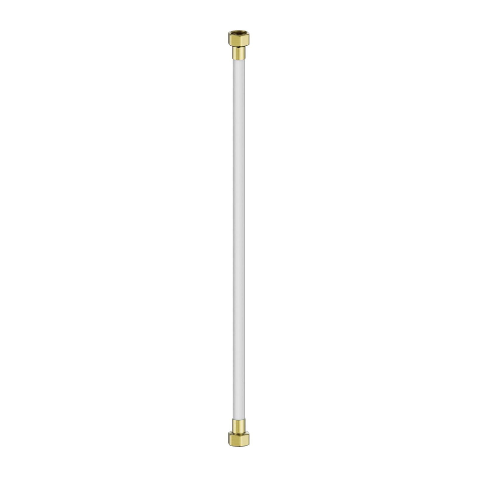 Nero 500mm Premium G1/2 Female Flexible Water Connector Hose Brushed Gold NR506043BG - The Blue Space
