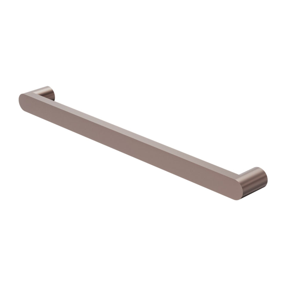 Nero Bianca 240V Single Heated Towel Rail Brushed Bronze