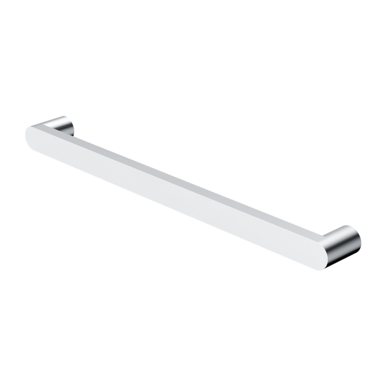 Nero Bianca 240V Single Heated Towel Rail Chrome NR9025HCH - The Blue Space