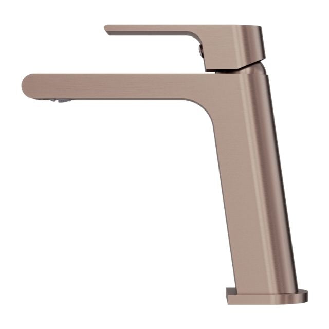 Side Nero Bianca Basin Mixer Brushed Bronze NR321501BZ - The Blue Space