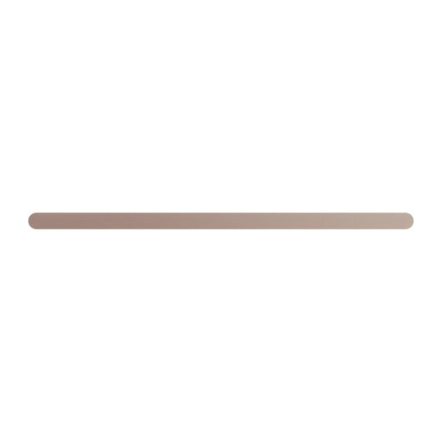 Front Nero Bianca Single Towel Rail 600mm Brushed Bronze NR9024BZ - The Blue Space