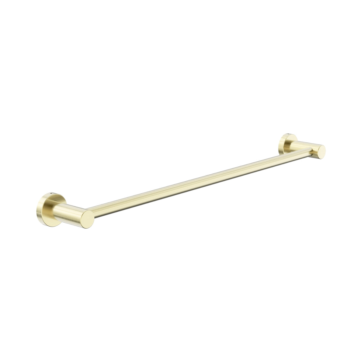 Nero Dolce II Single Towel Rail 600mm Brushed Gold NR2024BG - The Blue Space
