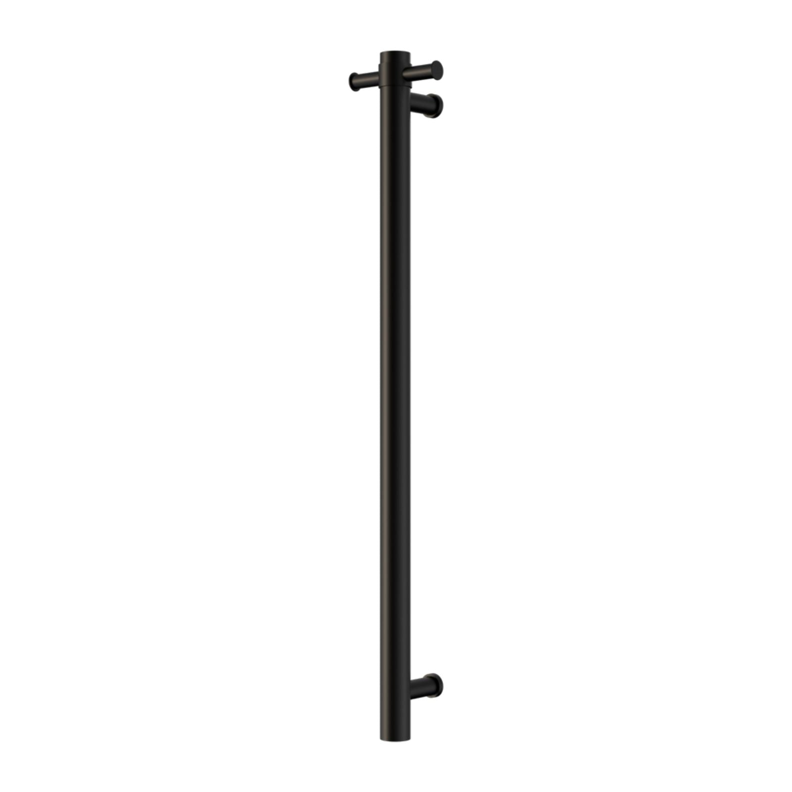 Nero Heated Vertical Towel Rail Matte Black NRV902HMB - The Blue Space