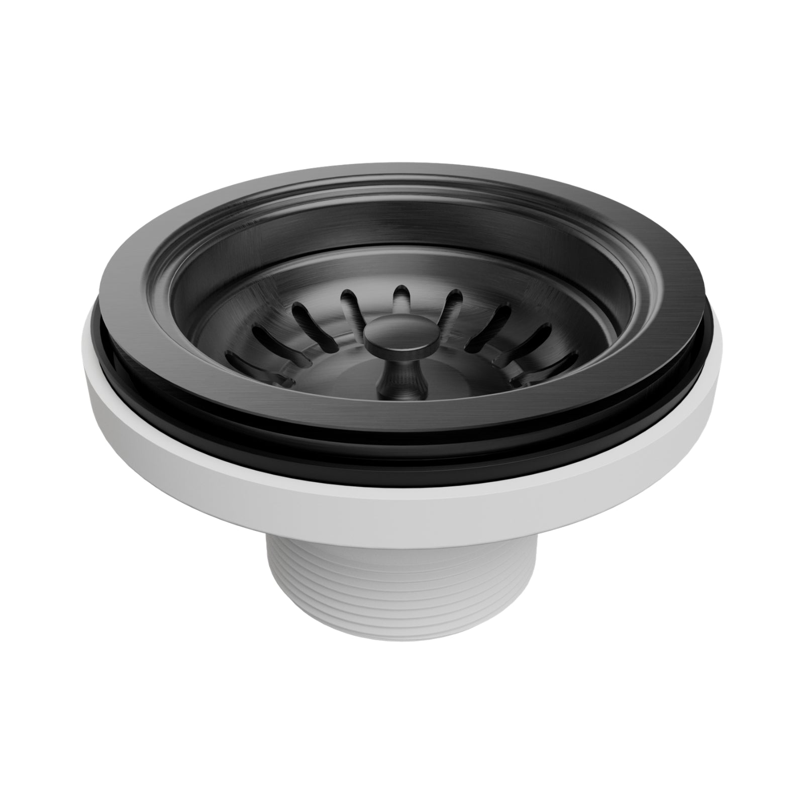 Nero Kitchen Sink Basket Waste Gun Metal NRA708GM - The Blue Space