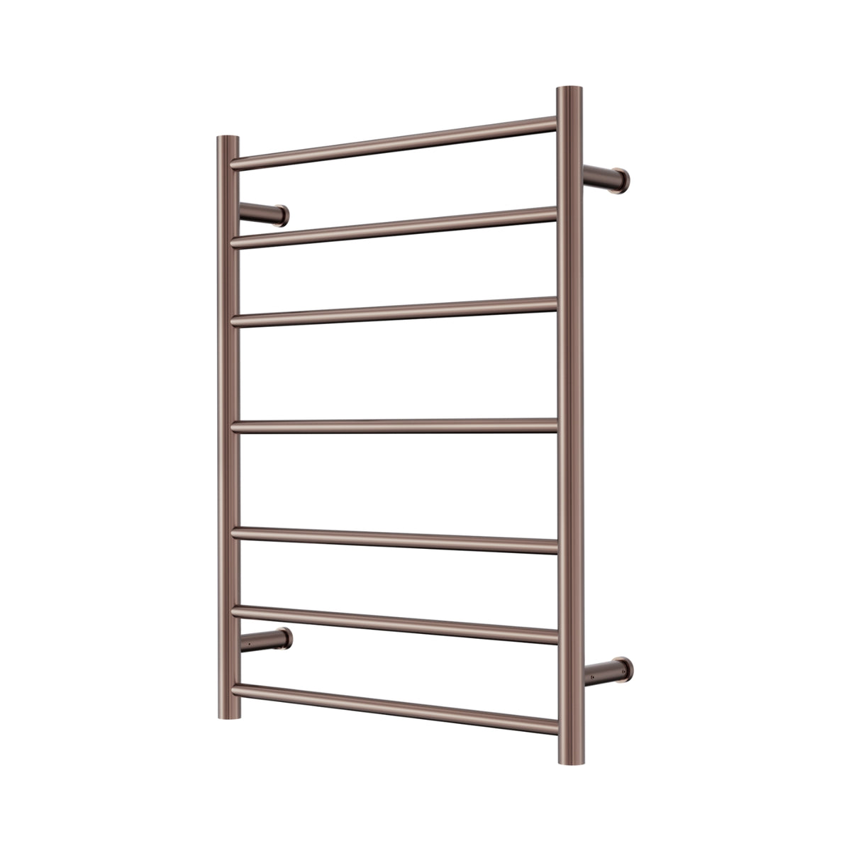 Nero Mecca 240V 7 Bar Heated Towel Ladder Brushed Bronze NR190003HBZ - The Blue Space