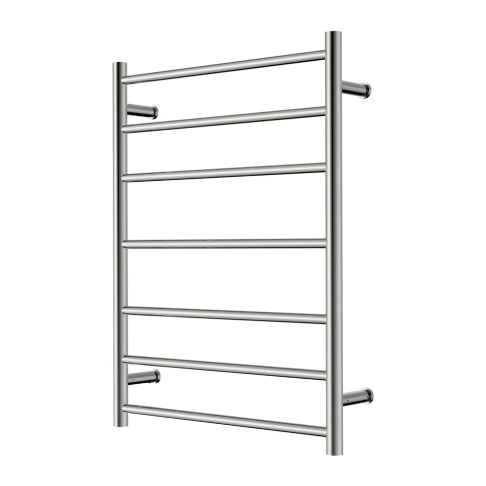 Nero Mecca 240V 7 Bar Heated Towel Ladder Chrome