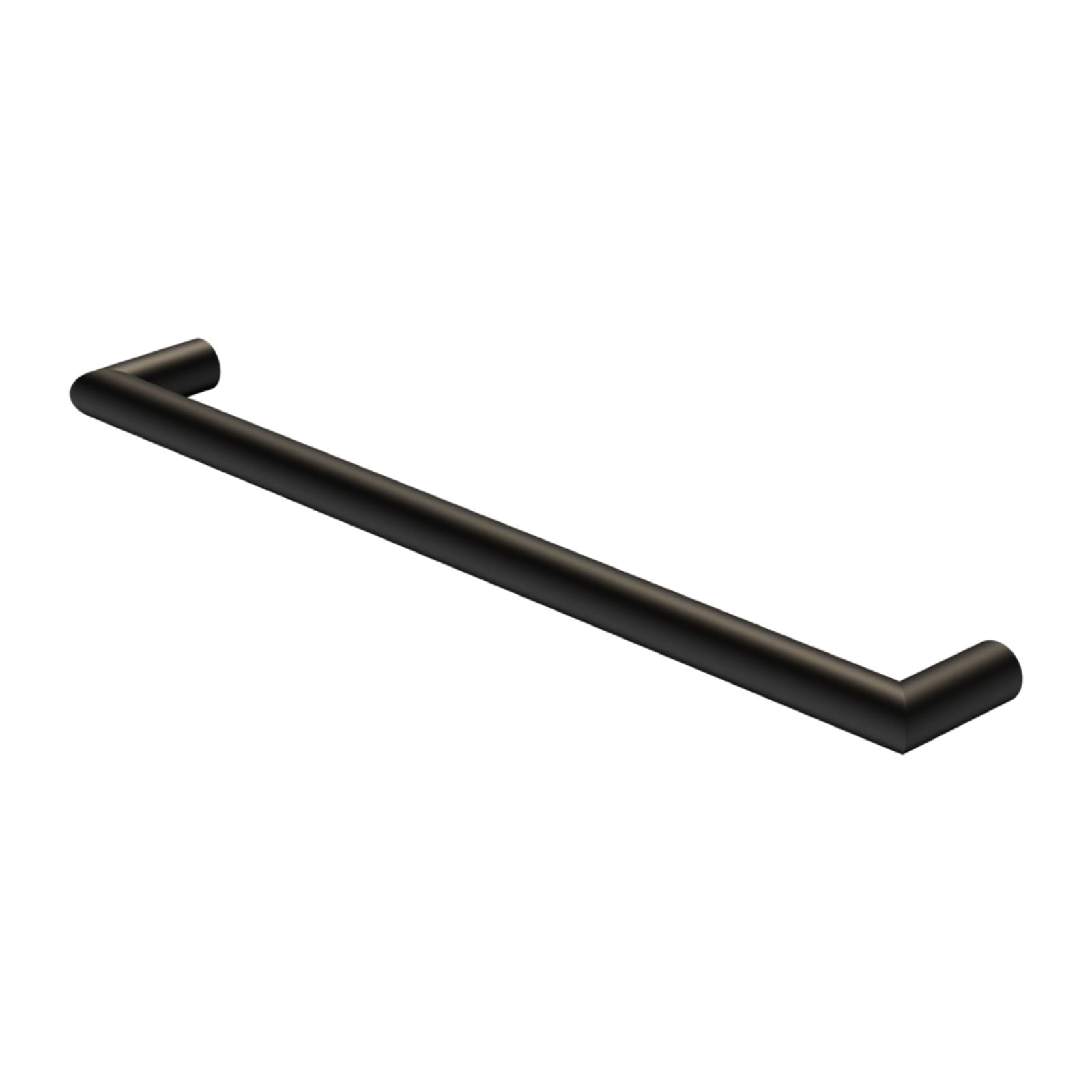 Nero Mecca 240V Single Heated Towel Rail Matte Black NR1925HMB - The Blue Space