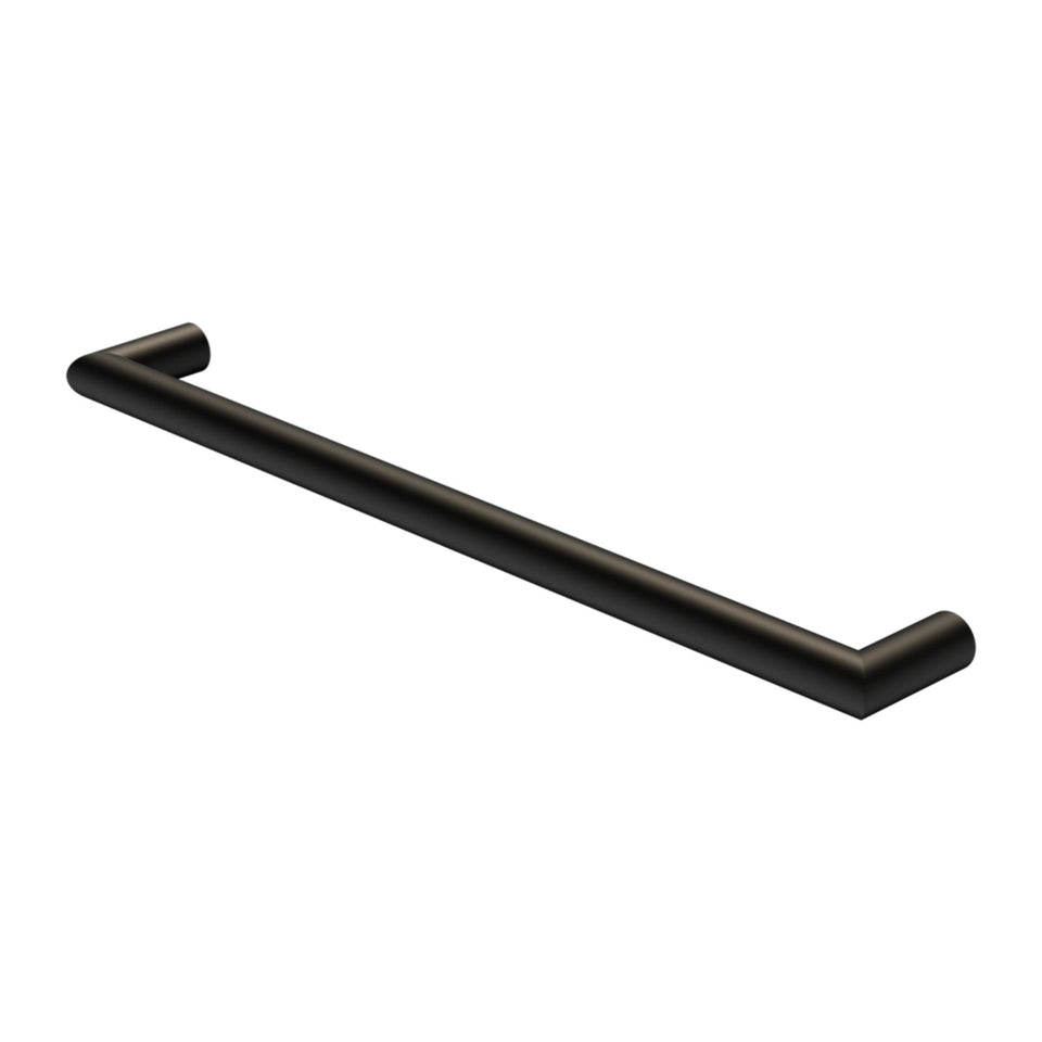 Nero Mecca 240V Single Heated Towel Rail Matte Black