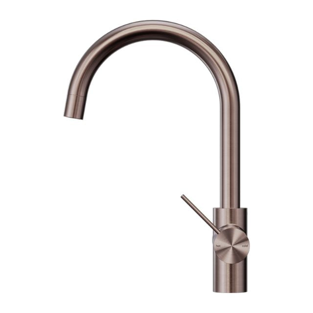 Side Nero Mecca 3 Way Filtered Mixer Tap Brushed Bronze NR221907EBZ - The Blue Space