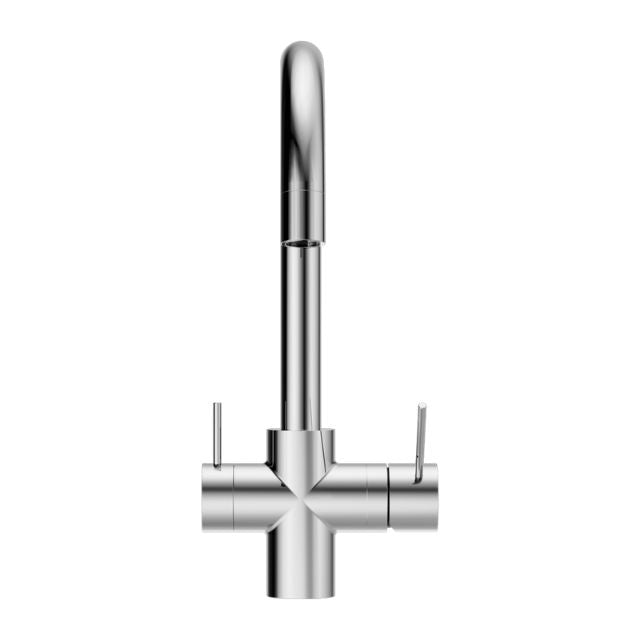 Front Nero Mecca 3 Way Filtered Mixer Tap Chrome NR221907ECH - The Blue Space