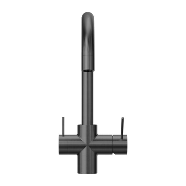 Front Nero Mecca 3 Way Filtered Mixer Tap Gun Metal NR221907EGM - The Blue Space