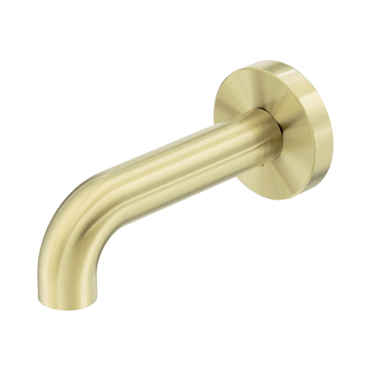 Nero Mecca Basin Bath Spout Only 120mm II - Brushed Gold NR221903D120BG - The Blue Space