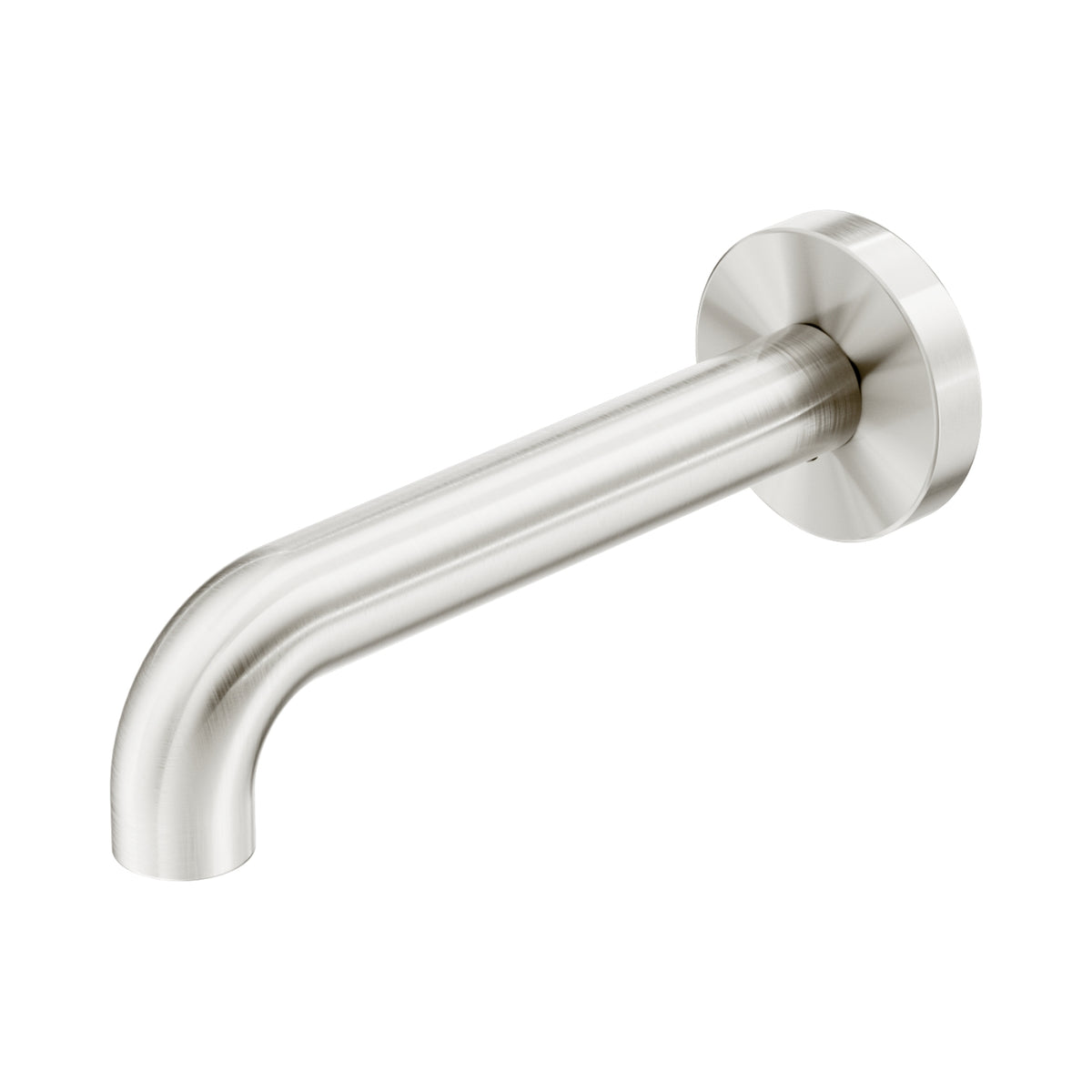 Nero Mecca Basin Bath Spout Only 160mm II - Brushed Nickel NR221903D160BN - The Blue Space