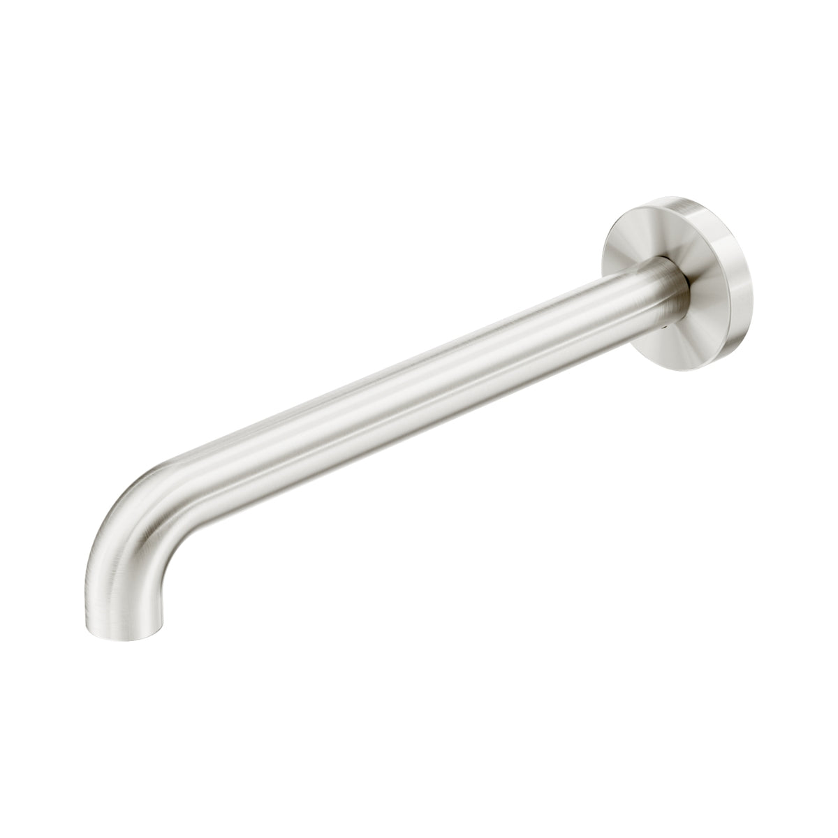 Nero Mecca Basin Bath Spout Only 260mm II - Brushed Nickel NR221903D260BN - The Blue Space