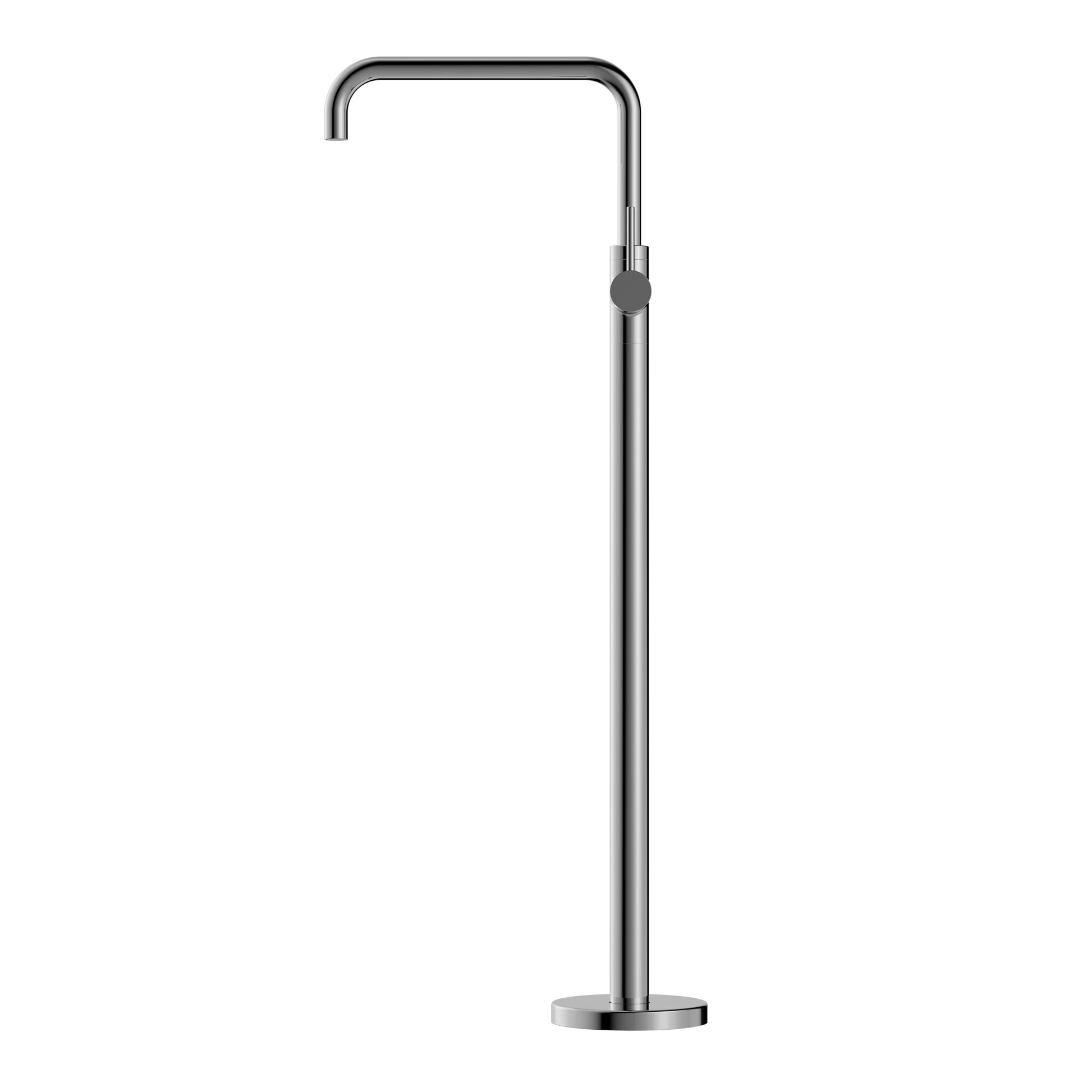 nero mecca freestanding bath mixer square shape chrome | The Blue Space