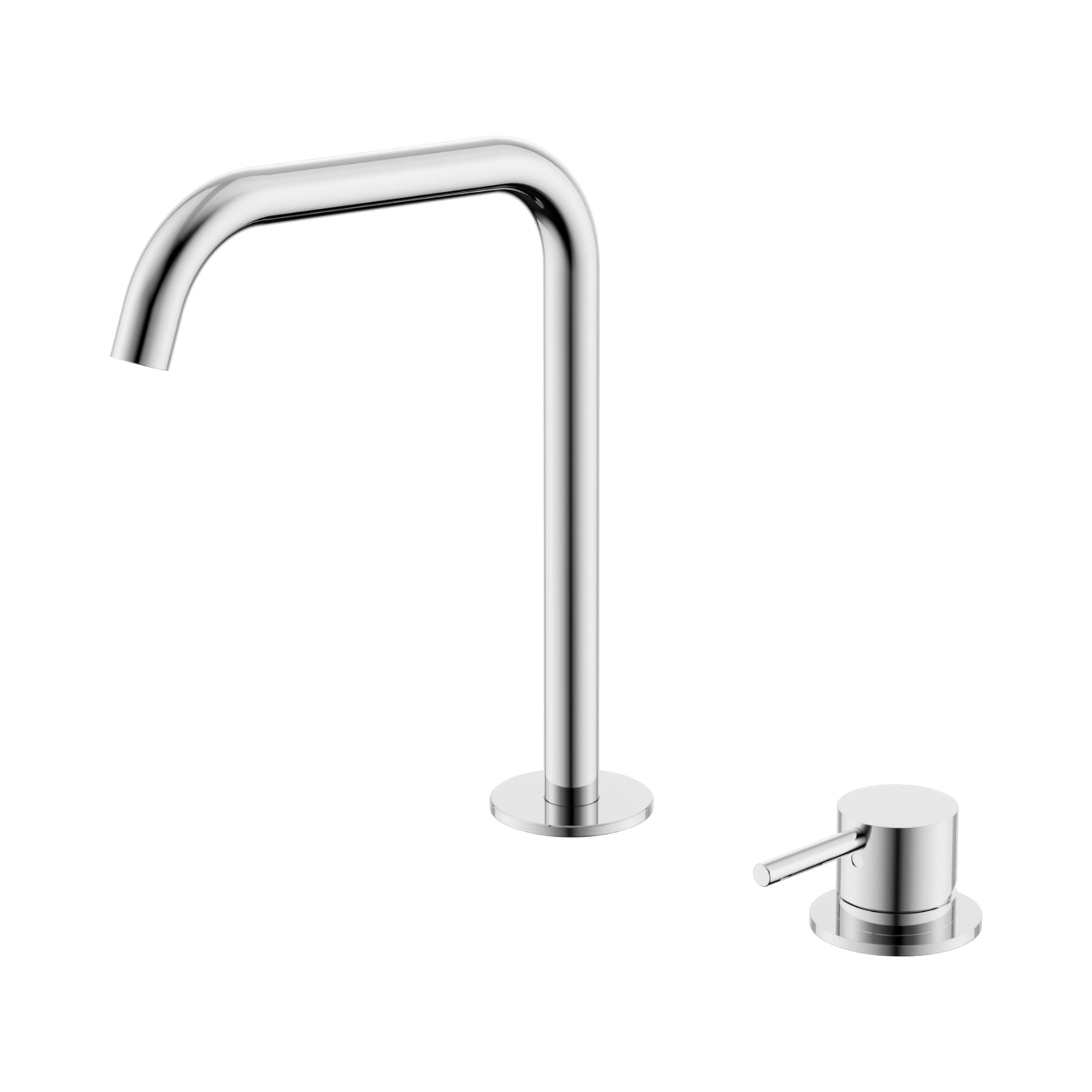 Nero Mecca Hob Bath/Kitchen Mixer Set Edge Spout Chrome NR221901KCH - The Blue Space