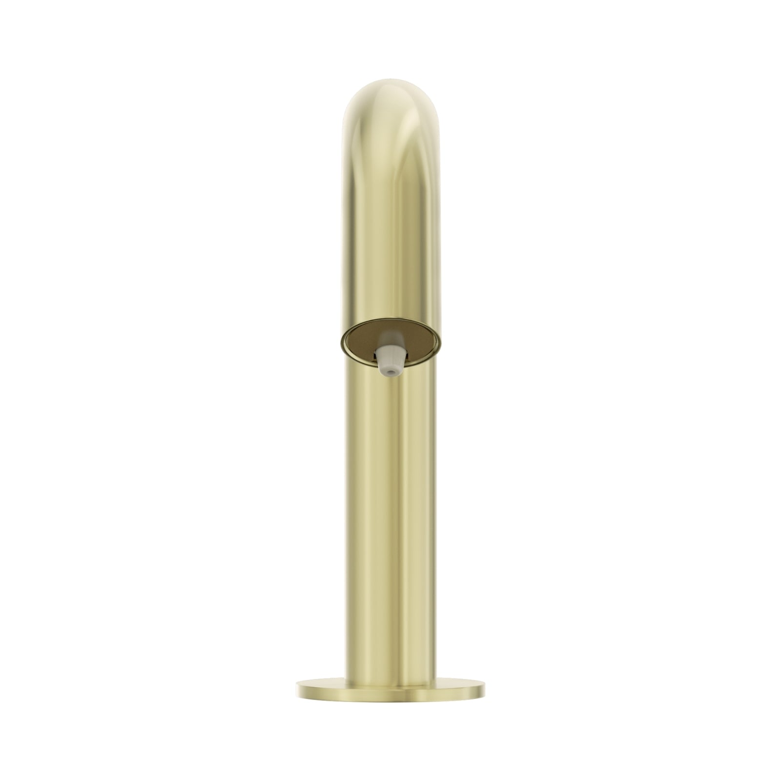 Front Nero Mecca Hob Mounted Sensor Soap Dispenser Brushed Gold NR407BG - The Blue Space