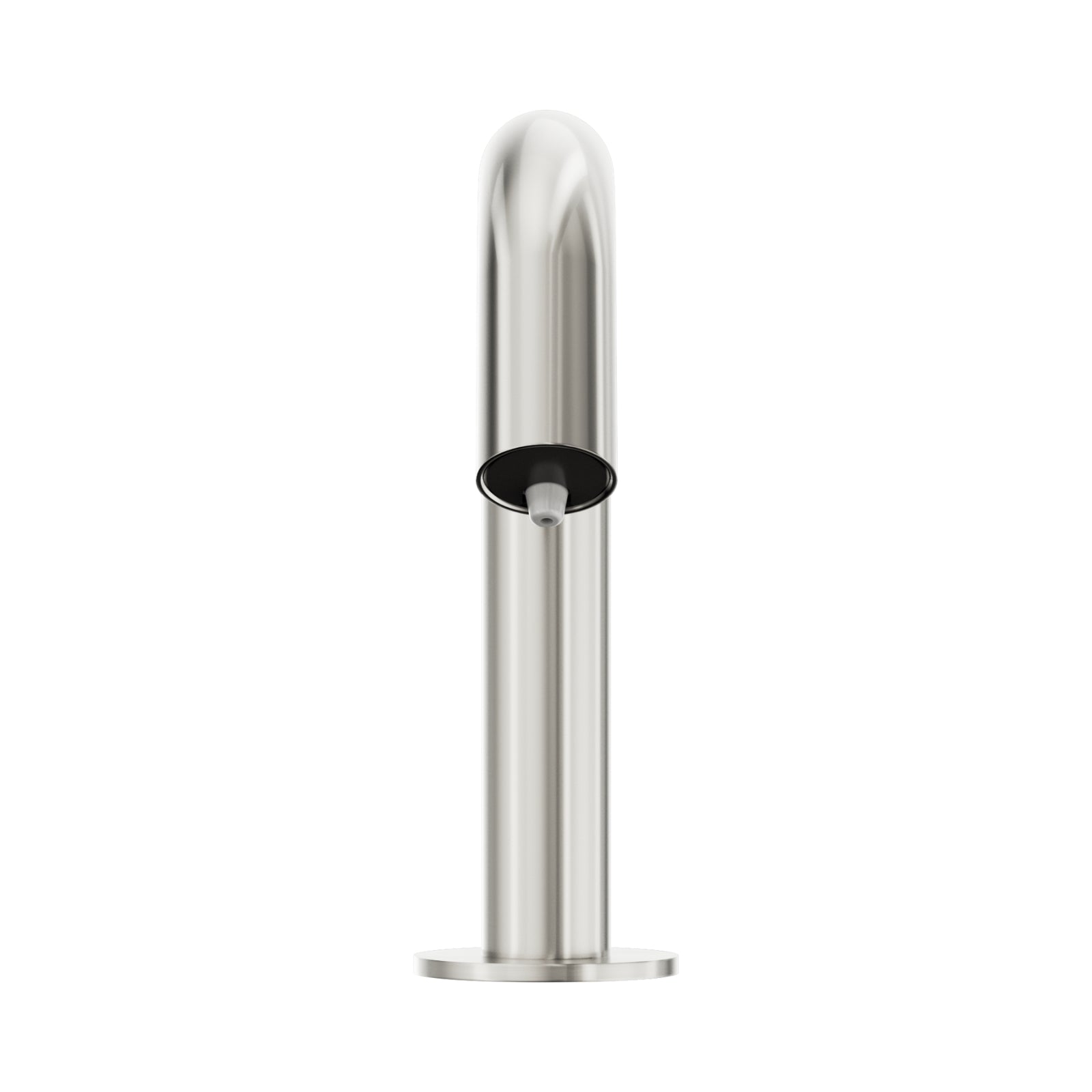 Front Nero Mecca Hob Mounted Sensor Soap Dispenser Brushed Nickel NR407BN - The Blue Space