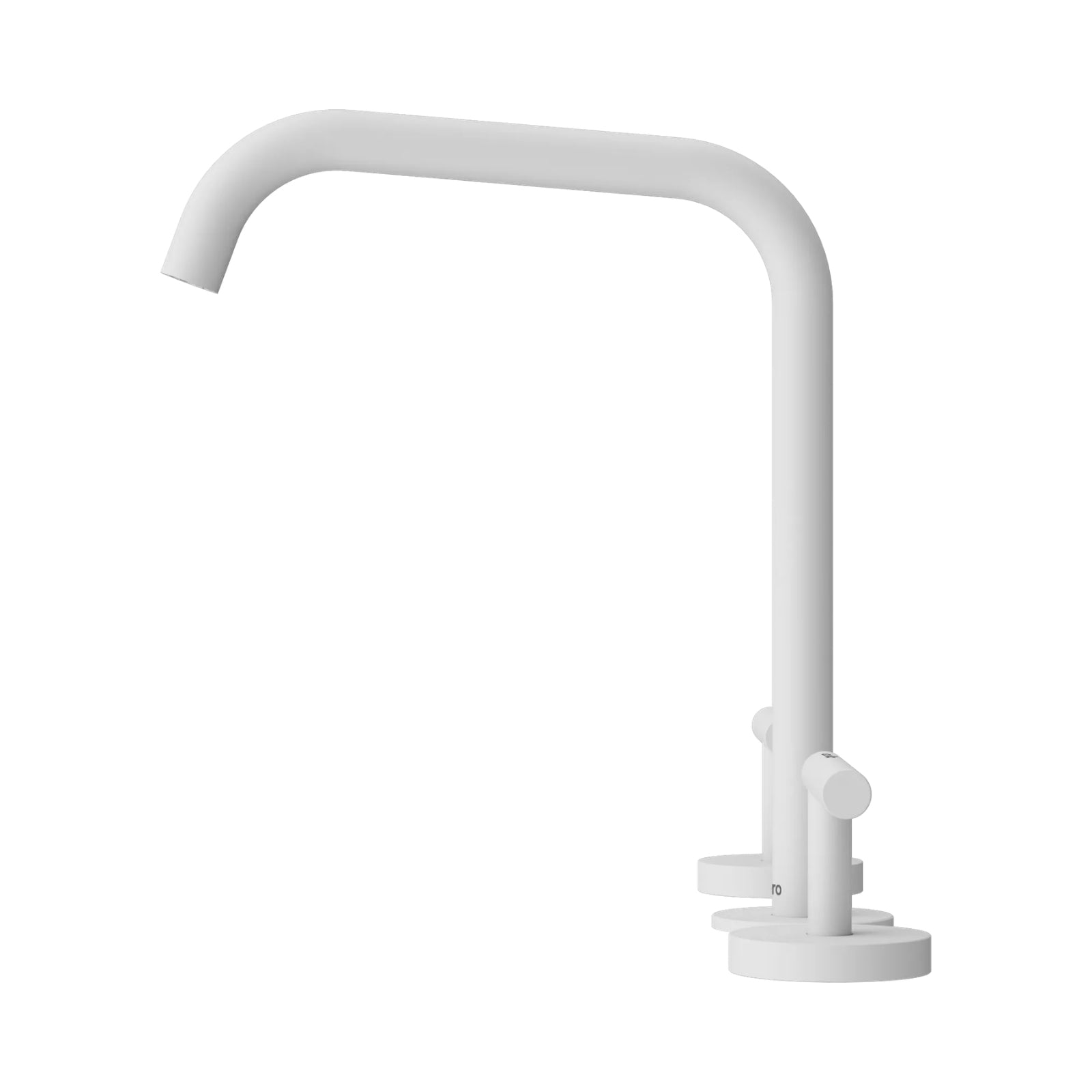Side Nero Mecca Lever Bath/Kitchen Set Edge Spout Matte White 25D005MW - The Blue Space