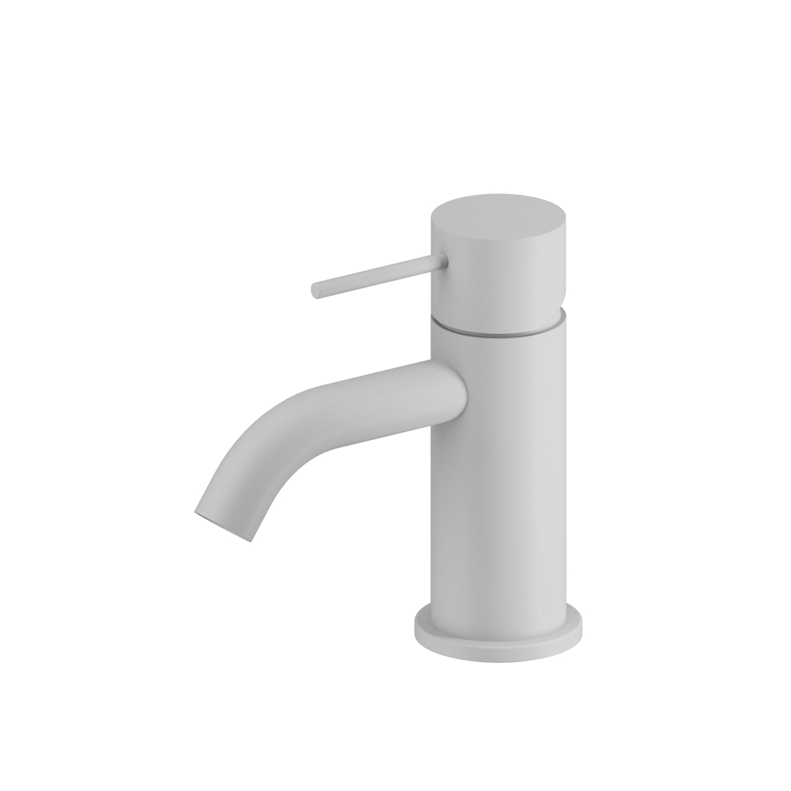 Nero Mecca Mini Basin Mixer Matte White NR221901FMW - The Blue Space