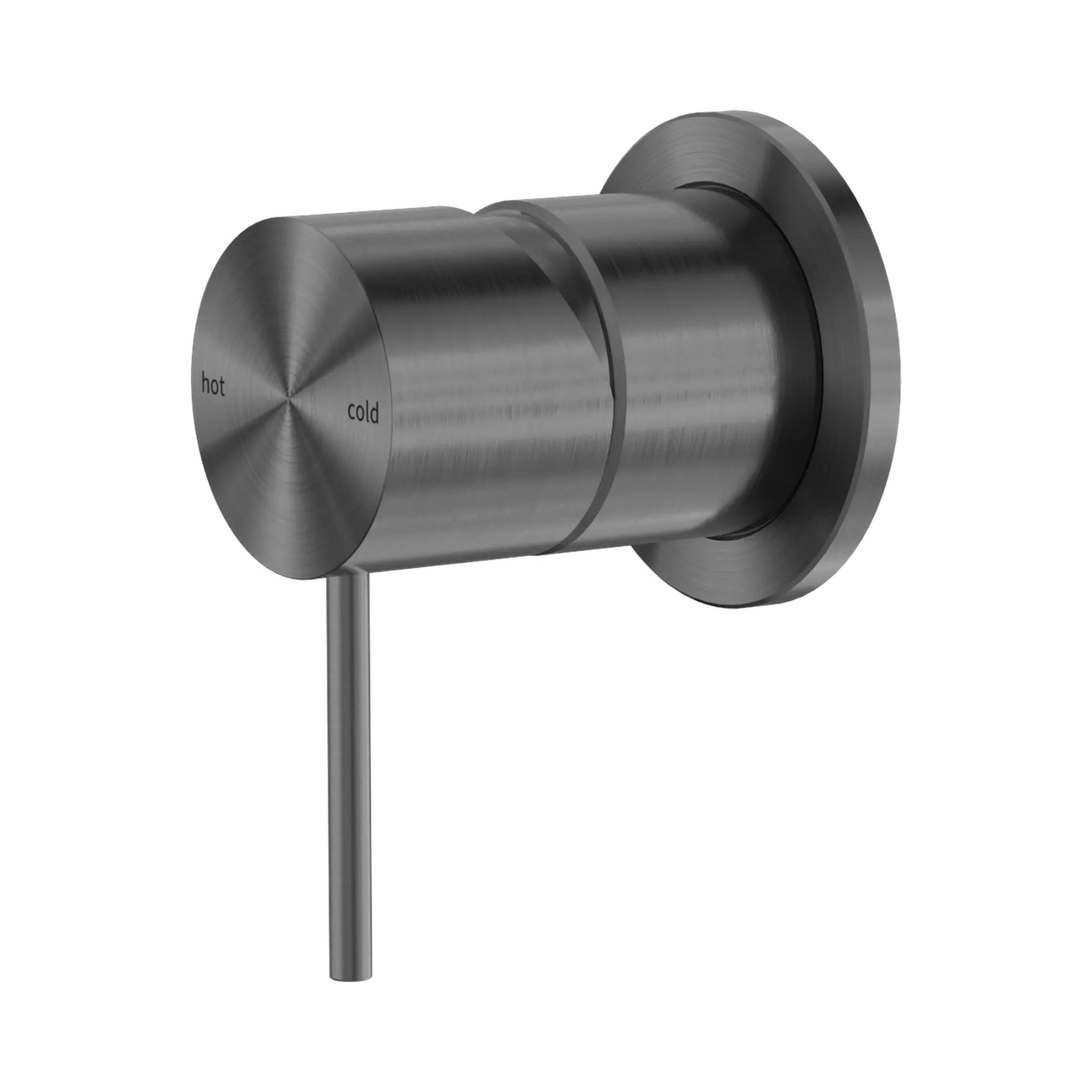 Nero Mecca Shower Mixer 60mm Plate Gun Metal NR221911HGM_KIT - The Blue Space