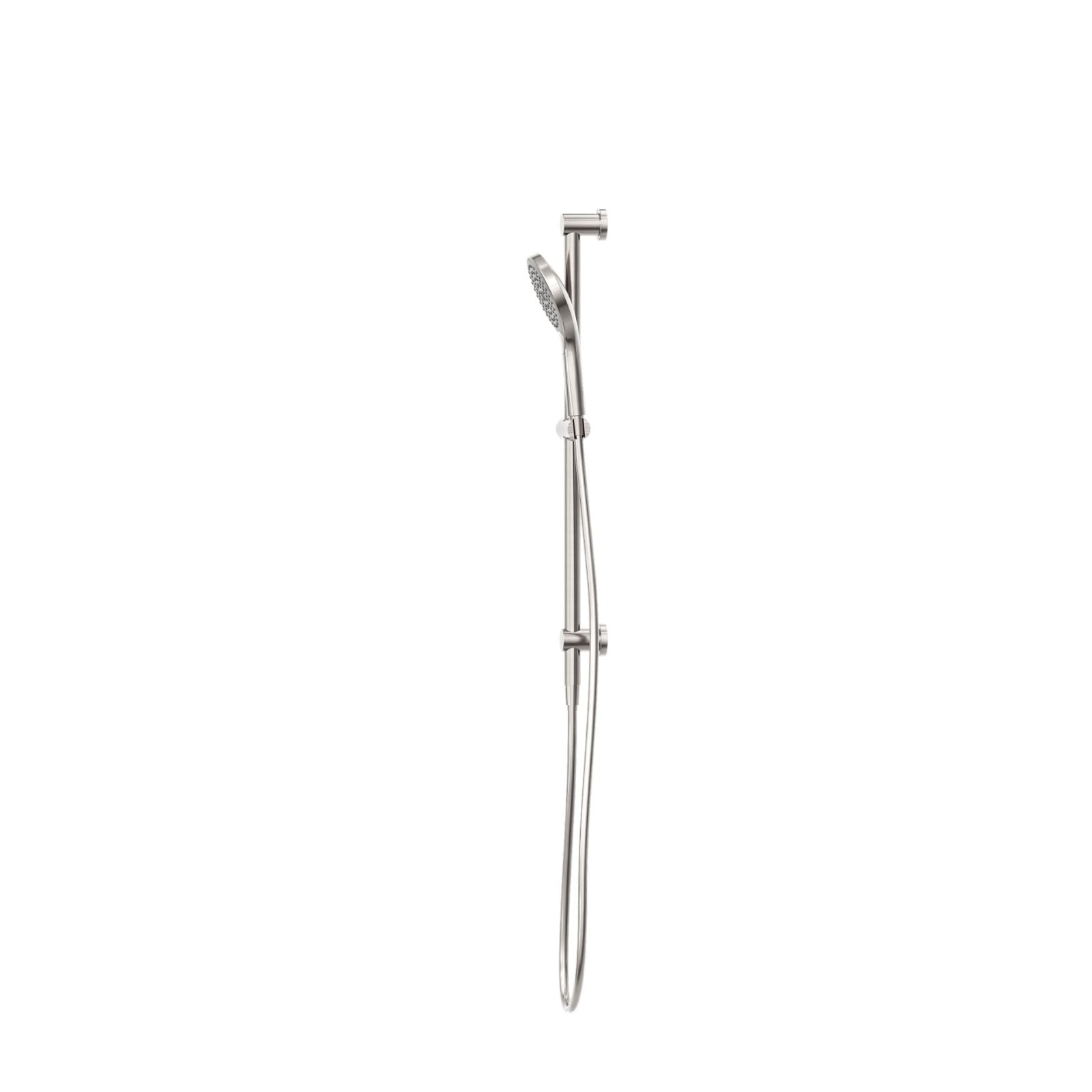 Side Nero Mecca Shower Rail with Air Shower II Brushed Nickel NR221905GBN - The Blue Space
