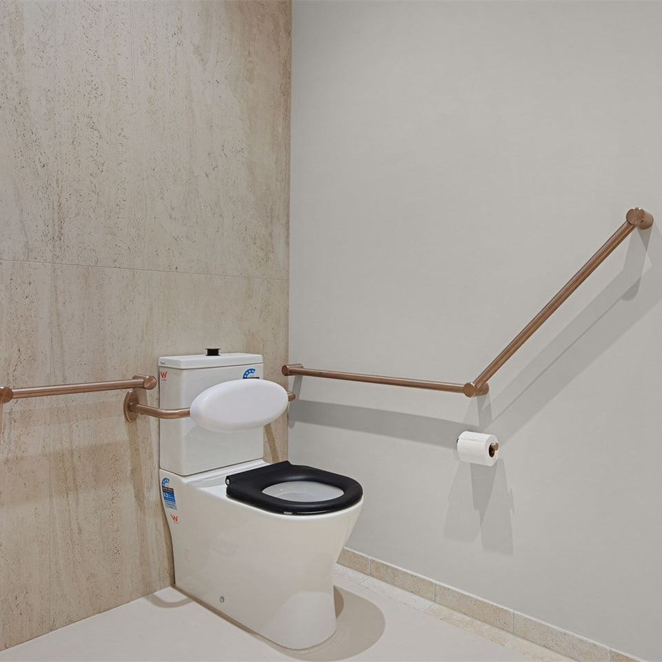 Nero Mecca Toilet Roll Holder - Brushed Bronze